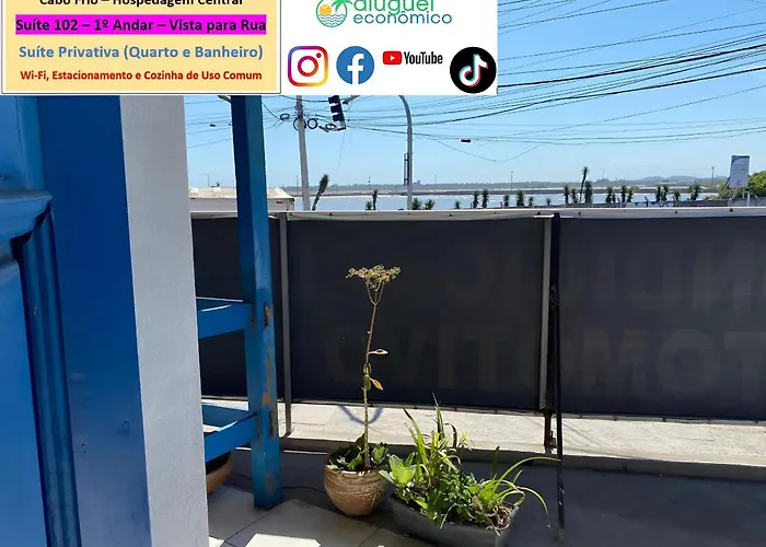 Cabo Frio - Hospedagem Central - Aluguel Economico